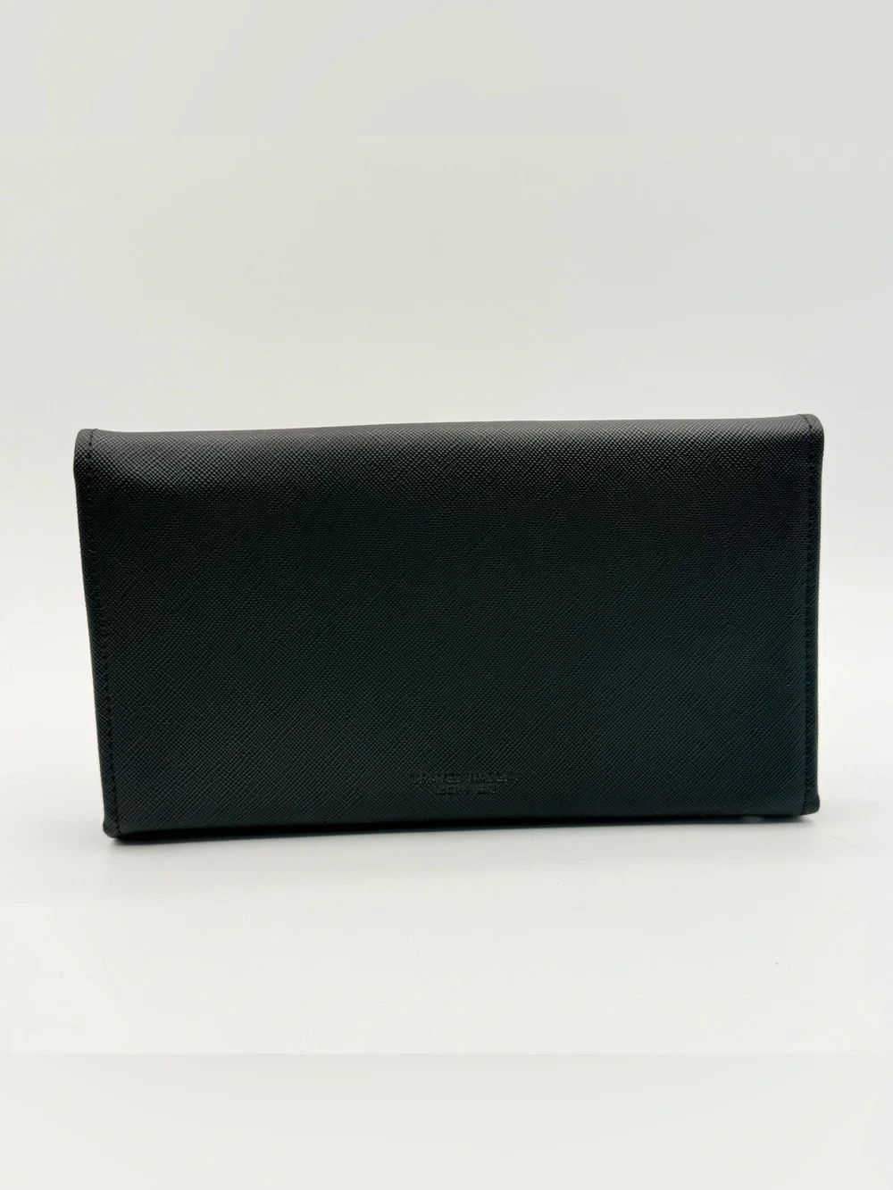 RFID Blocking Zoppen Travel Wallet Passport Holder Black Tri-Fold Organizer